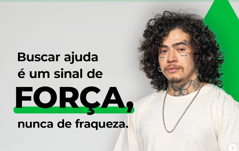 Após internação, Whindersson Nunes lança campanha sobre a importância de cuidar da saúde mental