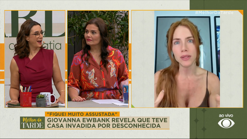 Casa de GIOVANNA EWBANK foi INVADIDA por mulher desconhecida | Band - UOL