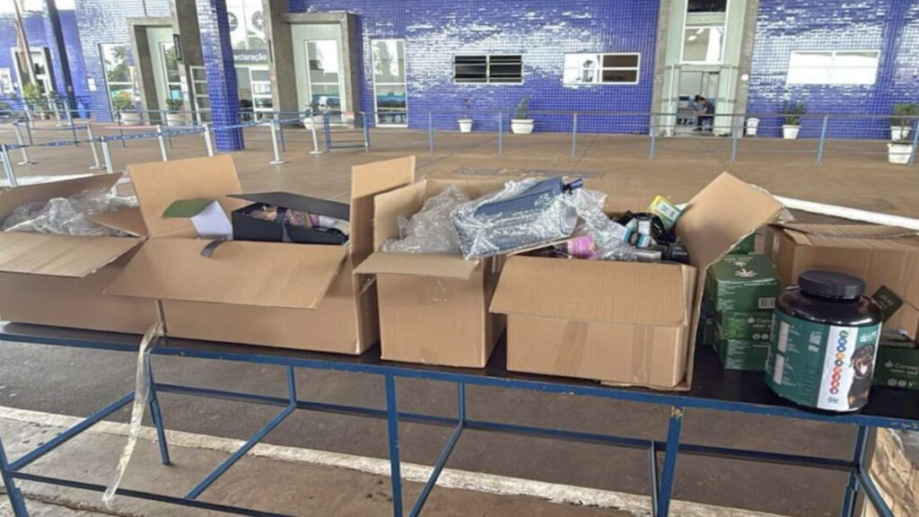 Receita Federal apreende 30 kg de produtos à base de canabidiol (CBD) na Ponte da Amizade