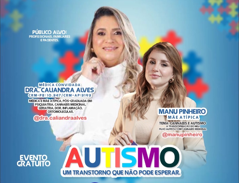 SEMINÁRIO SOBRE CANNABIS E AUTISMO SERÁ REALIZADO NESTA SEXTA – São Bento em Foco – 24 horas de Notícias