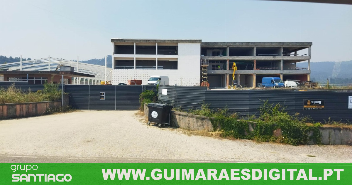 Empresa de canábis medicinal em construção em Santo Estêvão de Briteiros