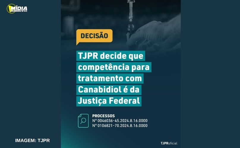 TJPR decide que com competência para tratamento com Canabidiol é da Justiça Federal
