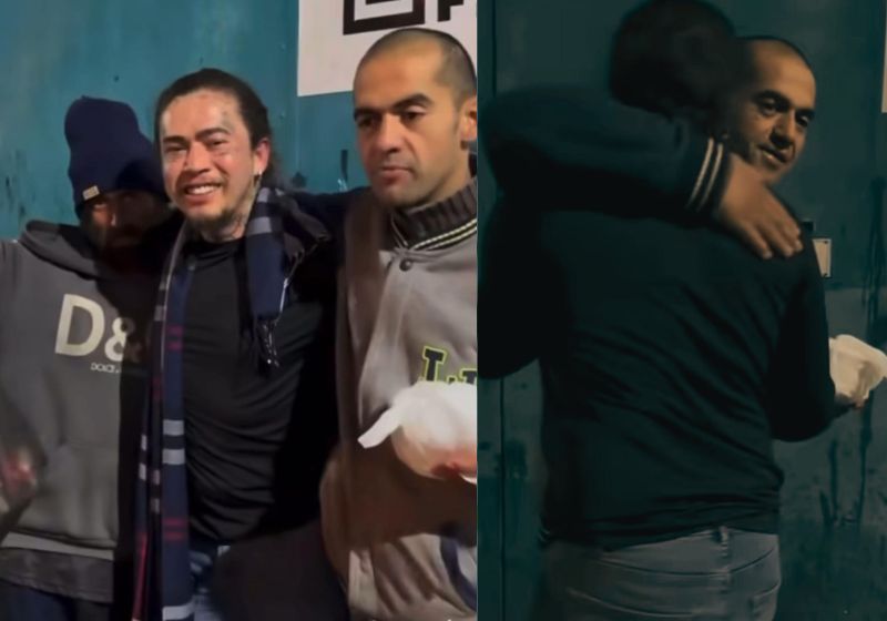 Whindersson distribui marmitas para pessoas com frio, em situação de rua; vídeo